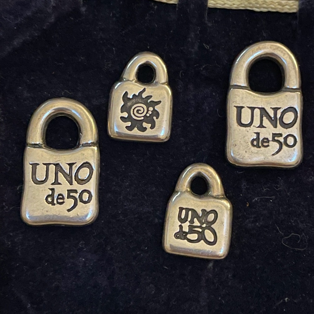 🌲UNO de 50 Charms sterling silver - Picture 2 of 3